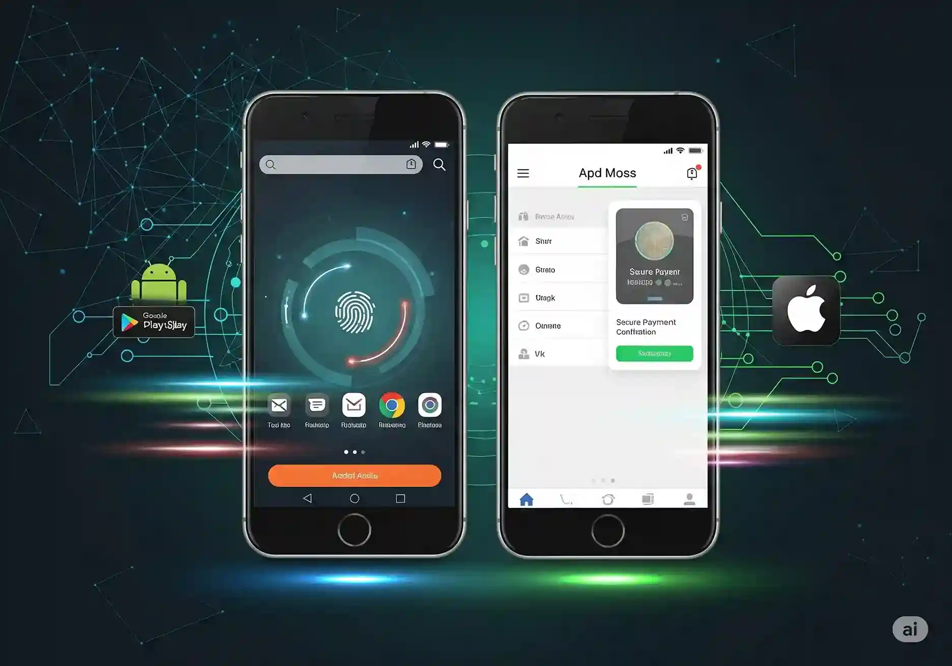 A smartphone showing a high-performance native app, representing mobile app development services in Chennai.